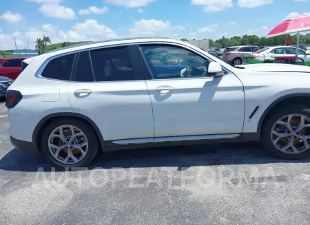 BMW X3 2022 vin 5UX43DP06N9J59886 from auto auction Iaai