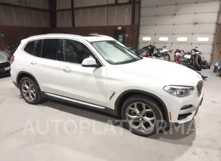 BMW X3 2020 2020 vin 5UXTY5C02LLT35471 from auto auction Iaai