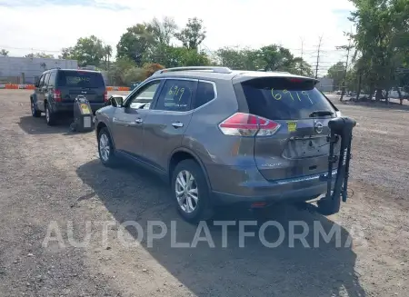 NISSAN ROGUE 2016 vin KNMAT2MV1GP701824 from auto auction Iaai