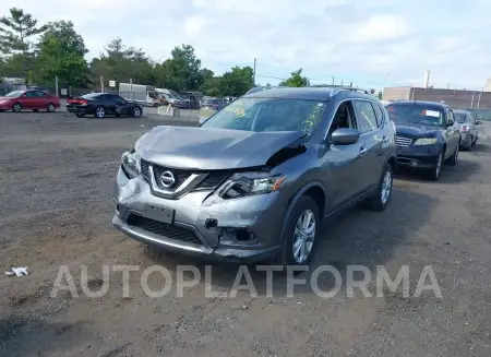 NISSAN ROGUE 2016 vin KNMAT2MV1GP701824 from auto auction Iaai