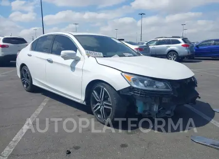 HONDA ACCORD 2016 vin 1HGCR3F86GA014041 from auto auction Iaai