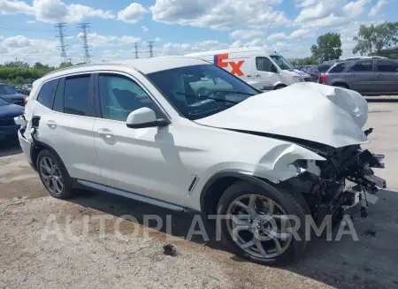 BMW X3 2024 2024 vin 5UX53DP06R9W22278 from auto auction Iaai