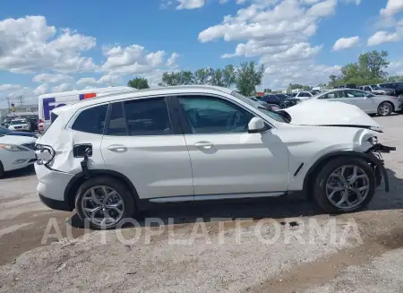 BMW X3 2024 vin 5UX53DP06R9W22278 from auto auction Iaai