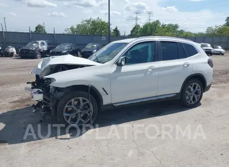 BMW X3 2024 vin 5UX53DP06R9W22278 from auto auction Iaai