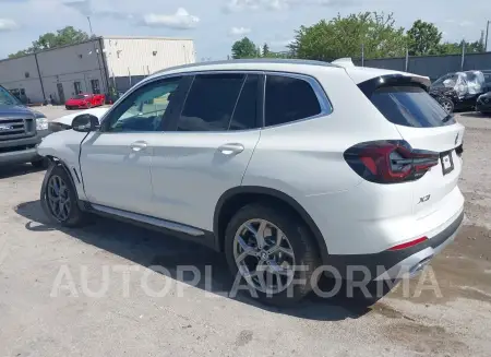 BMW X3 2024 vin 5UX53DP06R9W22278 from auto auction Iaai