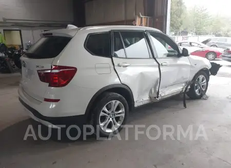 BMW X3 2016 vin 5UXWX9C53G0D66483 from auto auction Iaai