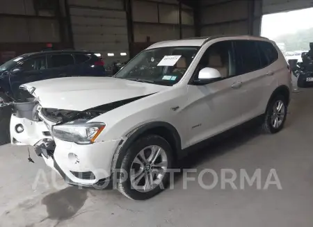 BMW X3 2016 vin 5UXWX9C53G0D66483 from auto auction Iaai