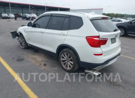 BMW X3 2017 vin 5UXWZ7C36H0V93629 from auto auction Iaai