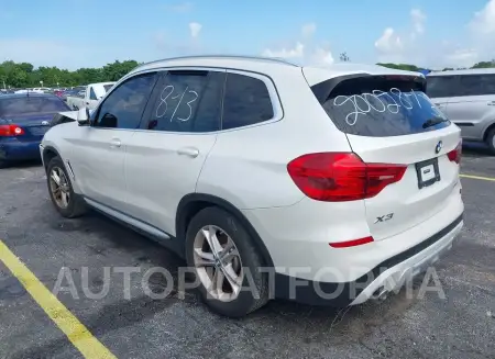 BMW X3 2019 vin 5UXTR7C52KLF32002 from auto auction Iaai