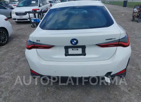 BMW I4 2023 vin WBY43AW03PFP47832 from auto auction Iaai