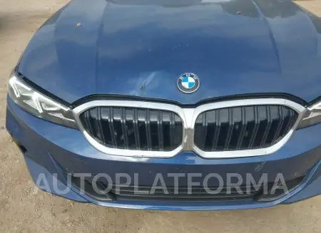 BMW 330I 2023 vin 3MW69FF07P8D64388 from auto auction Iaai