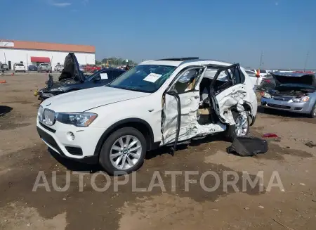 BMW X3 2017 vin 5UXWZ7C38H0V90070 from auto auction Iaai