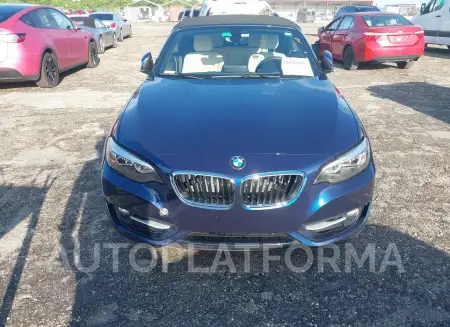 BMW 230I 2017 vin WBA2K9C52HV646781 from auto auction Iaai