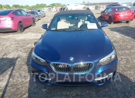 BMW 230I 2017 vin WBA2K9C52HV646781 from auto auction Iaai