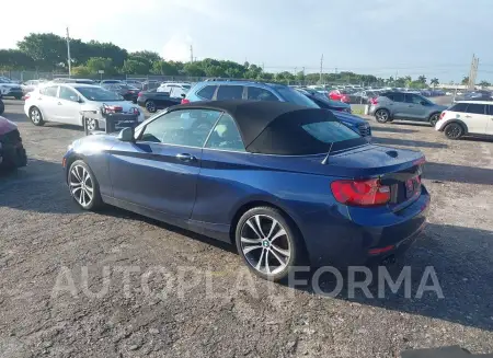 BMW 230I 2017 vin WBA2K9C52HV646781 from auto auction Iaai