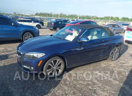 BMW 230I 2017 vin WBA2K9C52HV646781 from auto auction Iaai