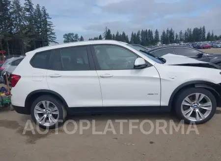 BMW X3 2015 vin 5UXWX9C59F0D47984 from auto auction Iaai