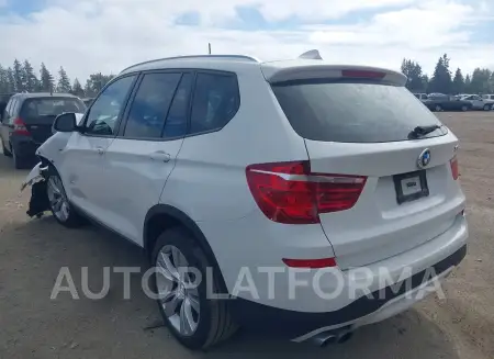 BMW X3 2015 vin 5UXWX9C59F0D47984 from auto auction Iaai