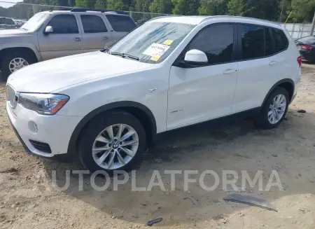 BMW X3 2017 vin 5UXWZ7C5XH0U46005 from auto auction Iaai