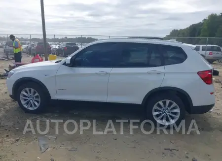 BMW X3 2017 vin 5UXWZ7C5XH0U46005 from auto auction Iaai