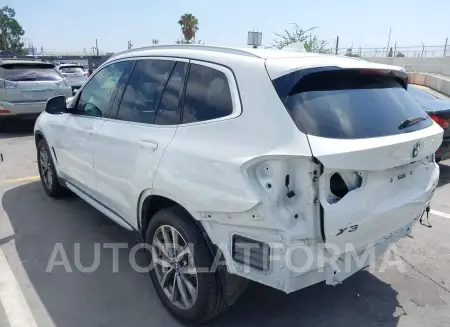 BMW X3 2019 vin 5UXTR9C52KLP88911 from auto auction Iaai