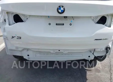 BMW X3 2019 vin 5UXTR9C52KLP88911 from auto auction Iaai