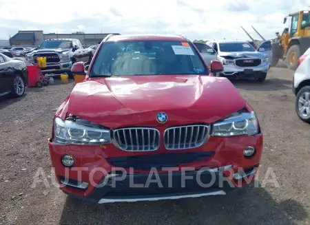 BMW X3 2016 vin 5UXWX9C58G0D70450 from auto auction Iaai