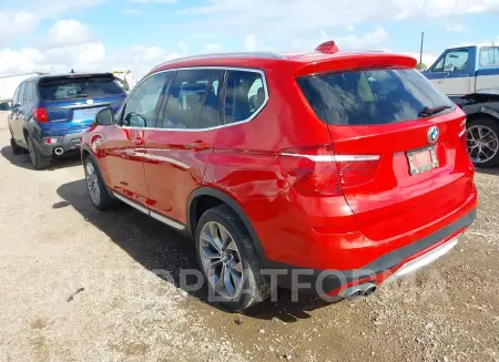 BMW X3 2016 vin 5UXWX9C58G0D70450 from auto auction Iaai