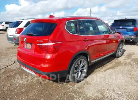 BMW X3 2016 vin 5UXWX9C58G0D70450 from auto auction Iaai