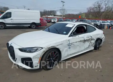 BMW M440I 2021 vin WBA13AR08MCG30664 from auto auction Iaai