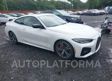 BMW 430I 2022 2022 vin WBA73AP07NCK49612 from auto auction Iaai