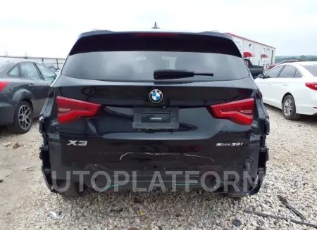 BMW X3 2020 vin 5UXTY3C06LLE55393 from auto auction Iaai