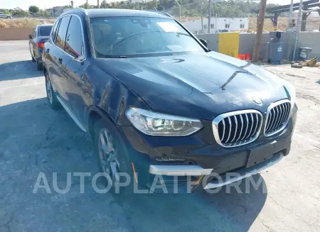 BMW X3 2021 vin 5UXTY3C0XM9E02257 from auto auction Iaai