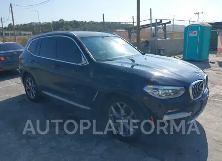 BMW X3 2021 vin 5UXTY3C0XM9E02257 from auto auction Iaai