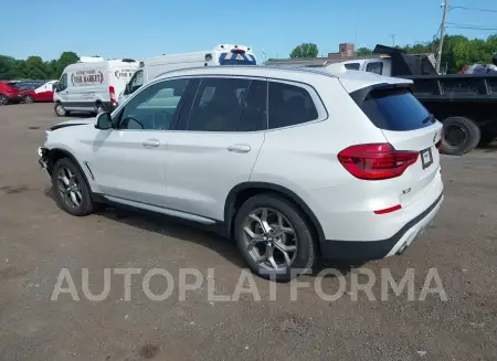 BMW X3 2020 vin 5UXTY5C04L9D58668 from auto auction Iaai