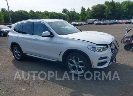 BMW X3 2020 2020 vin 5UXTY5C04L9D58668 from auto auction Iaai