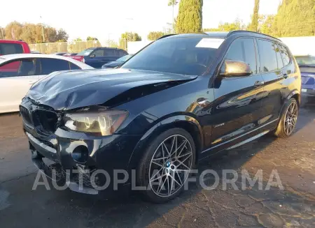 BMW X3 2016 vin 5UXWX7C59G0S16864 from auto auction Iaai