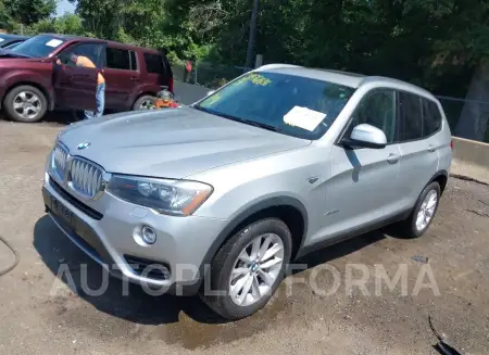 BMW X3 2016 vin 5UXWX9C50G0D73844 from auto auction Iaai