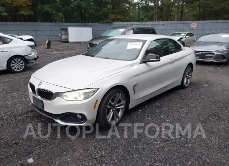 BMW 428I 2015 vin WBA3V9C56F5A78580 from auto auction Iaai