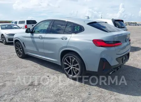 BMW X4 2022 vin 5UX33DT00N9L86542 from auto auction Iaai