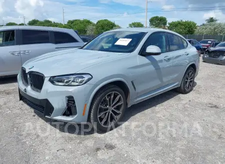 BMW X4 2022 vin 5UX33DT00N9L86542 from auto auction Iaai