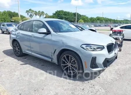 BMW X4 2022 vin 5UX33DT00N9L86542 from auto auction Iaai