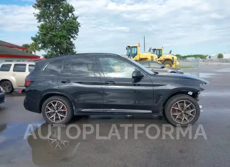 BMW X3 2023 vin 5UX43DP01P9R07429 from auto auction Iaai