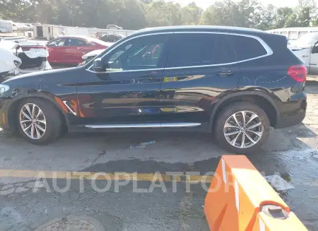 BMW X3 2019 vin 5UXTR9C54KLP87081 from auto auction Iaai