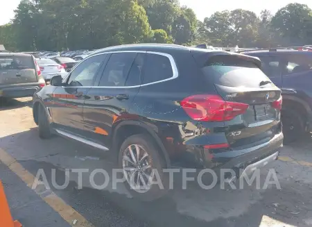 BMW X3 2019 vin 5UXTR9C54KLP87081 from auto auction Iaai