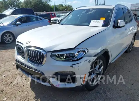 BMW X3 2020 vin 5UXTY3C02LLU72785 from auto auction Iaai