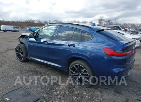 BMW X4 M 2020 vin 5YMUJ0C0XL9B04516 from auto auction Iaai