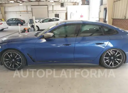 BMW I4 2023 vin WBY33AW02PFN82660 from auto auction Iaai