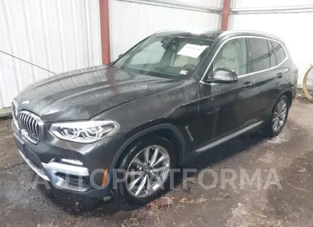 BMW X3 2019 vin 5UXTR9C59KLP93653 from auto auction Iaai