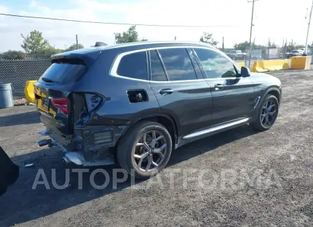 BMW X3 2021 vin 5UXTY5C08M9F13711 from auto auction Iaai